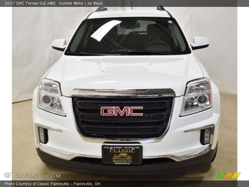 Summit White / Jet Black 2017 GMC Terrain SLE AWD