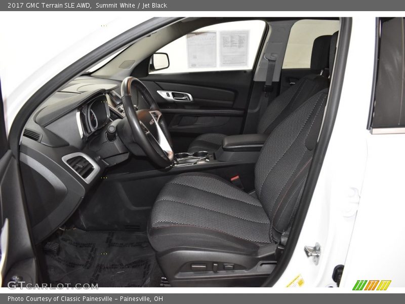 Summit White / Jet Black 2017 GMC Terrain SLE AWD