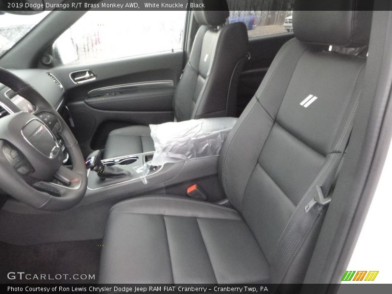 Front Seat of 2019 Durango R/T Brass Monkey AWD