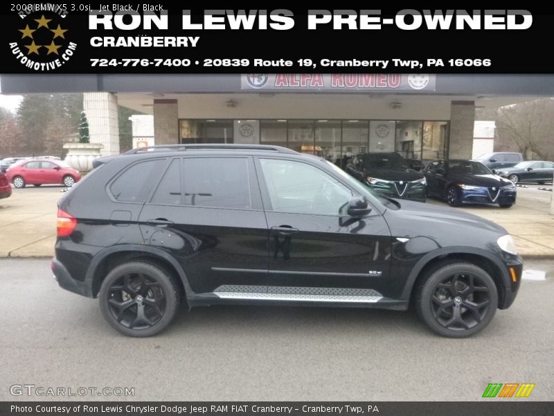 Jet Black / Black 2008 BMW X5 3.0si