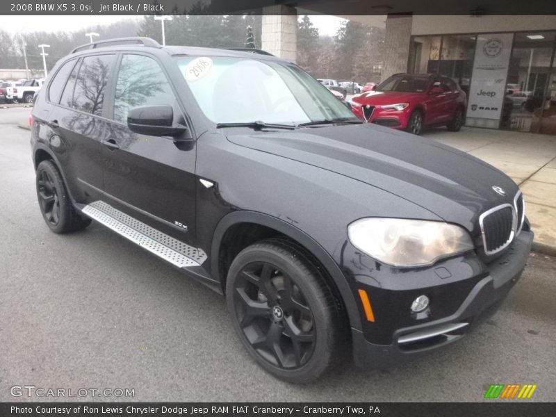 Jet Black / Black 2008 BMW X5 3.0si