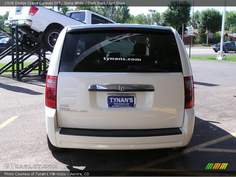 Stone White / Dark Slate/Light Shale 2008 Dodge Grand Caravan SXT