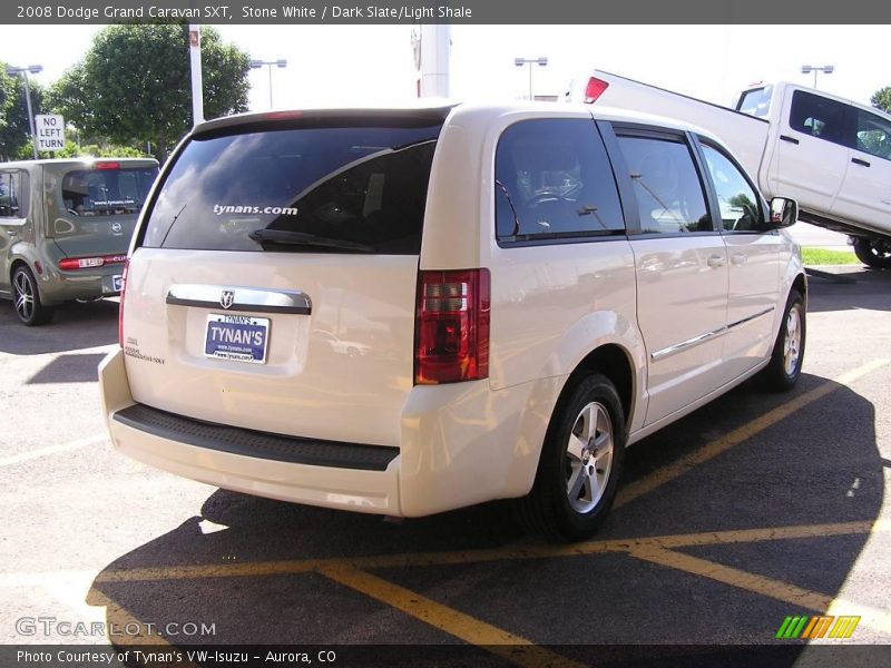 Stone White / Dark Slate/Light Shale 2008 Dodge Grand Caravan SXT