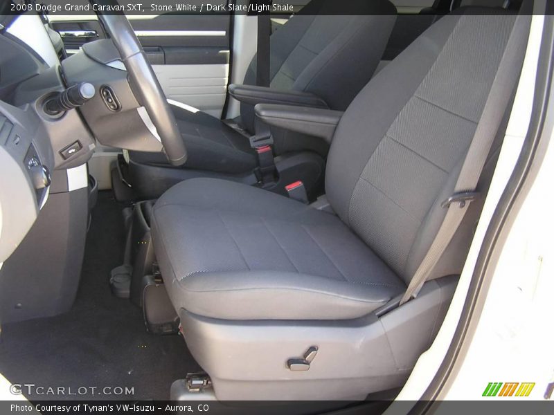 Stone White / Dark Slate/Light Shale 2008 Dodge Grand Caravan SXT