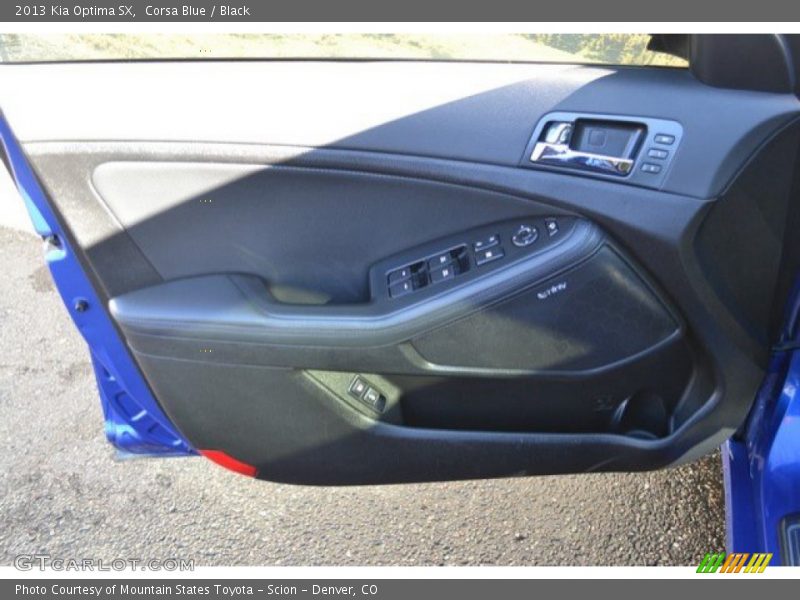 Corsa Blue / Black 2013 Kia Optima SX