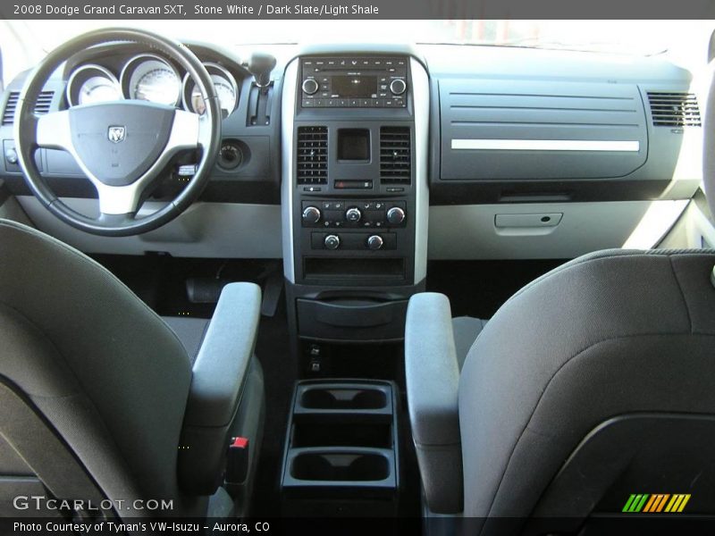 Stone White / Dark Slate/Light Shale 2008 Dodge Grand Caravan SXT