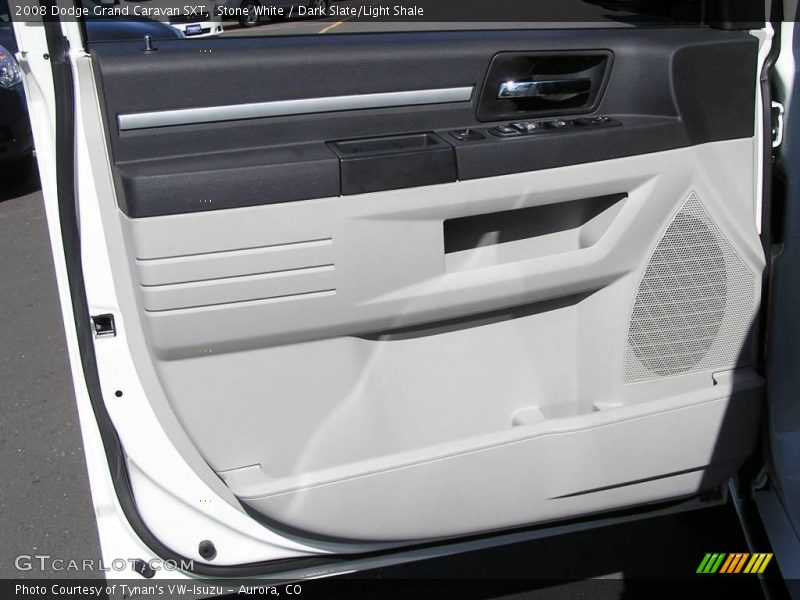 Stone White / Dark Slate/Light Shale 2008 Dodge Grand Caravan SXT