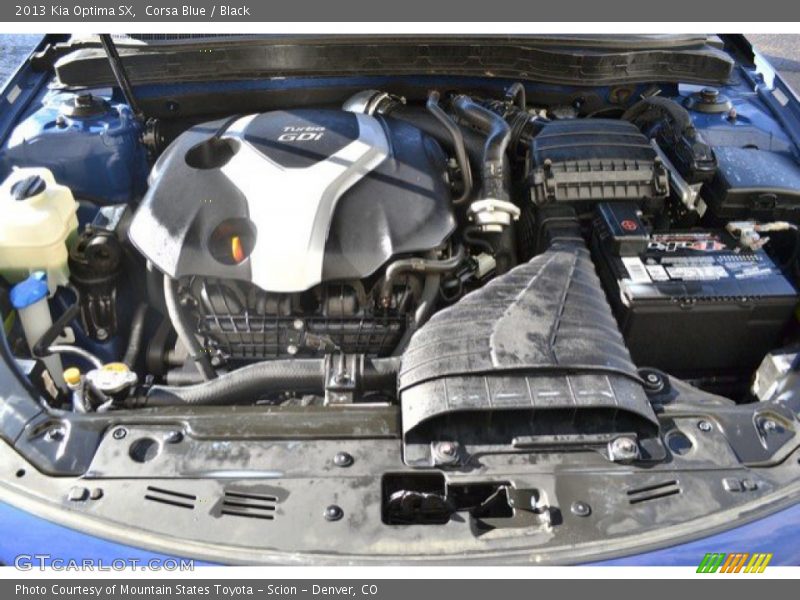 Corsa Blue / Black 2013 Kia Optima SX