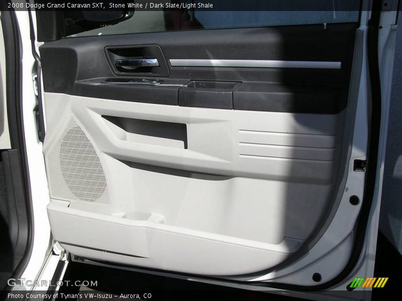 Stone White / Dark Slate/Light Shale 2008 Dodge Grand Caravan SXT