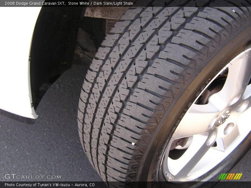 Stone White / Dark Slate/Light Shale 2008 Dodge Grand Caravan SXT