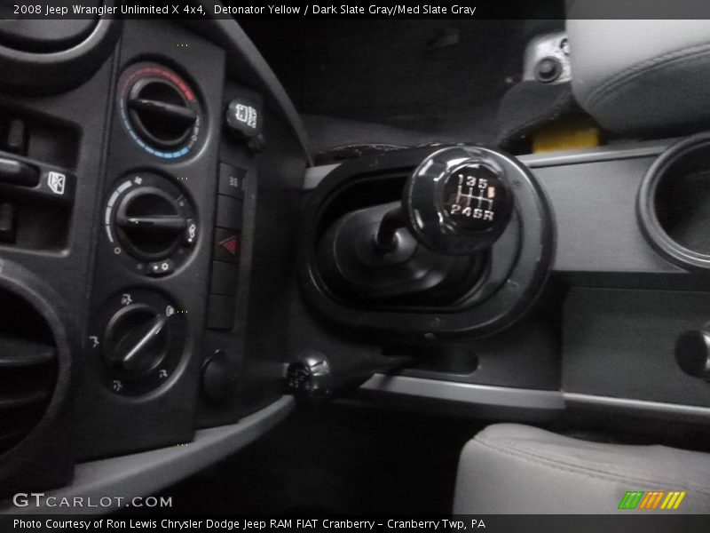 Detonator Yellow / Dark Slate Gray/Med Slate Gray 2008 Jeep Wrangler Unlimited X 4x4