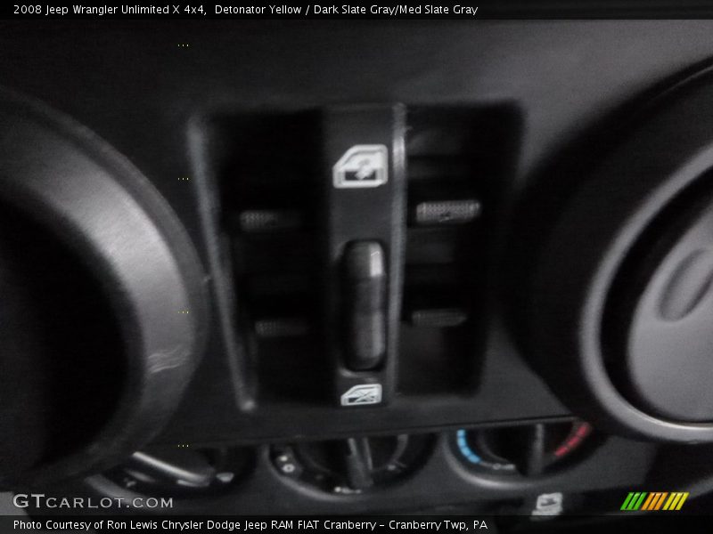 Detonator Yellow / Dark Slate Gray/Med Slate Gray 2008 Jeep Wrangler Unlimited X 4x4