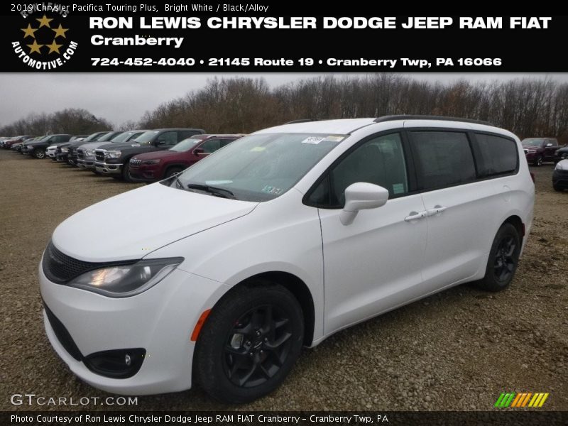 Bright White / Black/Alloy 2019 Chrysler Pacifica Touring Plus