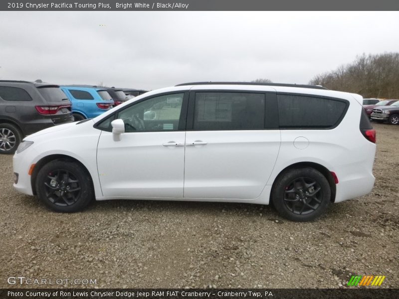 Bright White / Black/Alloy 2019 Chrysler Pacifica Touring Plus