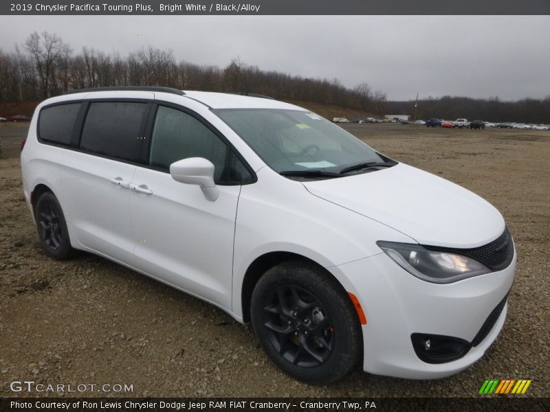 Bright White / Black/Alloy 2019 Chrysler Pacifica Touring Plus