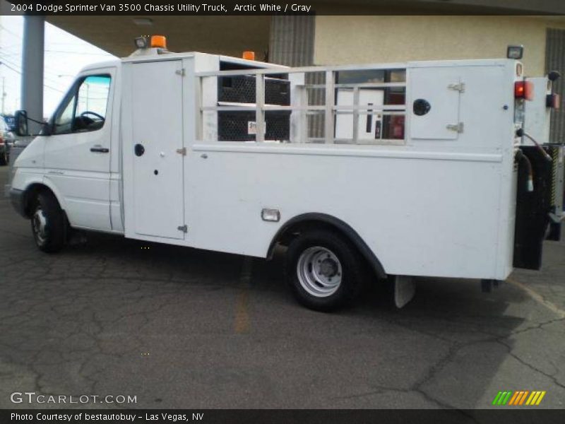 Arctic White / Gray 2004 Dodge Sprinter Van 3500 Chassis Utility Truck