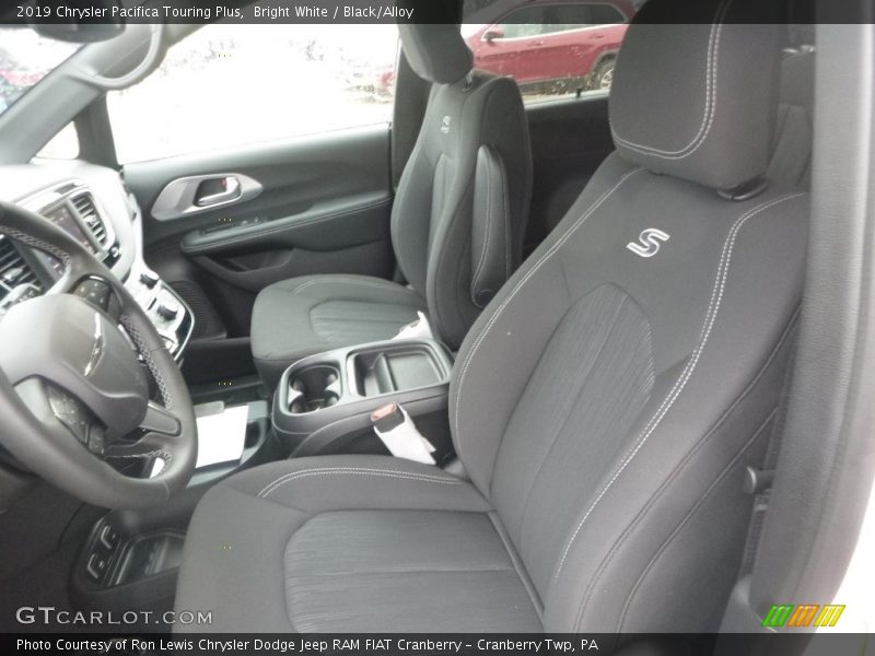 Bright White / Black/Alloy 2019 Chrysler Pacifica Touring Plus