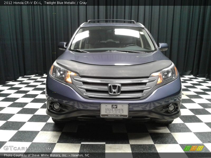 Twilight Blue Metallic / Gray 2012 Honda CR-V EX-L