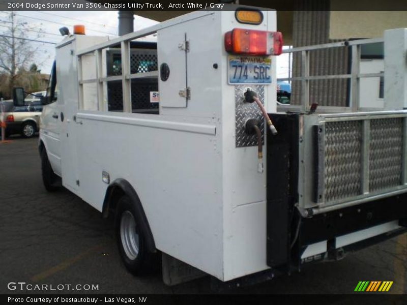 Arctic White / Gray 2004 Dodge Sprinter Van 3500 Chassis Utility Truck