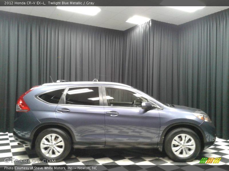 Twilight Blue Metallic / Gray 2012 Honda CR-V EX-L