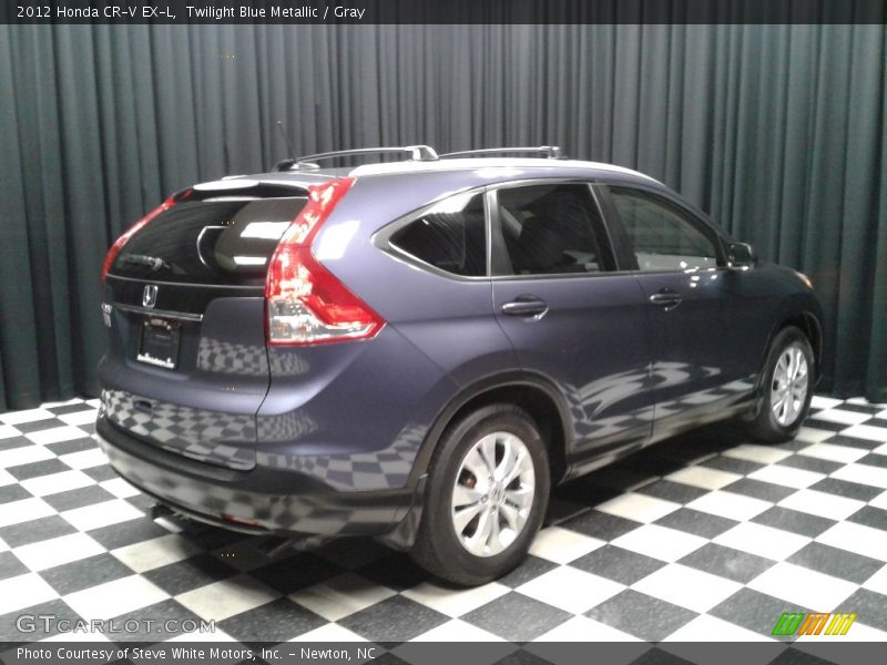 Twilight Blue Metallic / Gray 2012 Honda CR-V EX-L