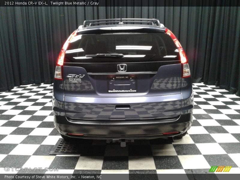 Twilight Blue Metallic / Gray 2012 Honda CR-V EX-L