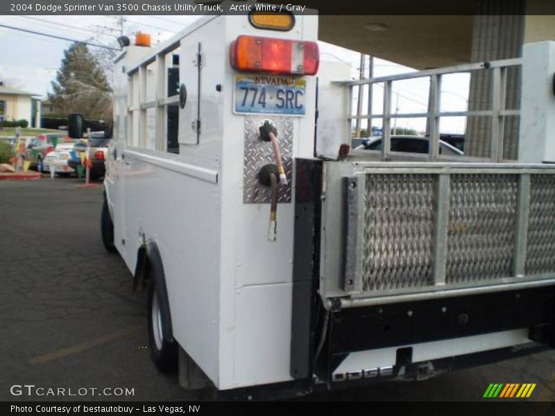 Arctic White / Gray 2004 Dodge Sprinter Van 3500 Chassis Utility Truck