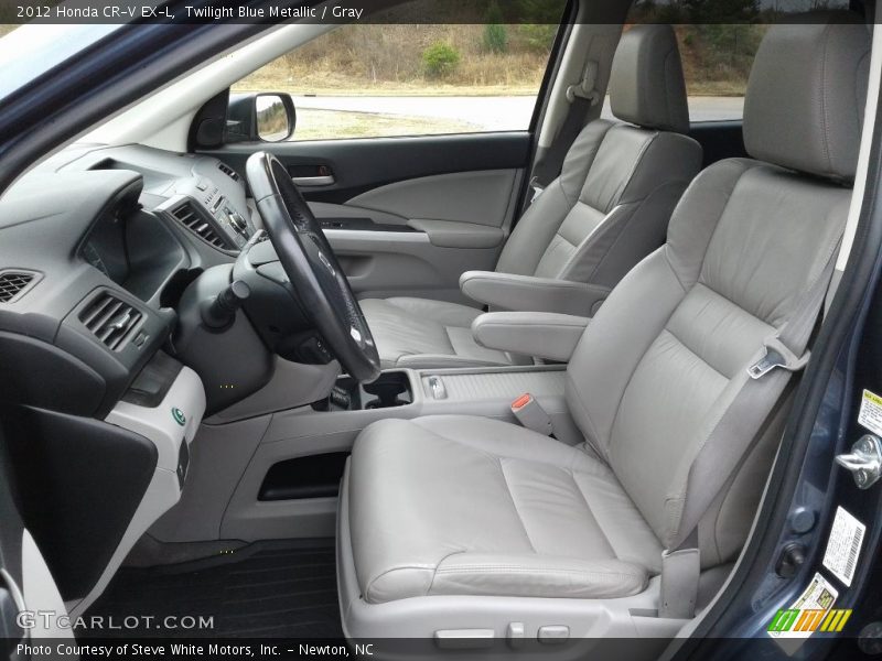 Twilight Blue Metallic / Gray 2012 Honda CR-V EX-L