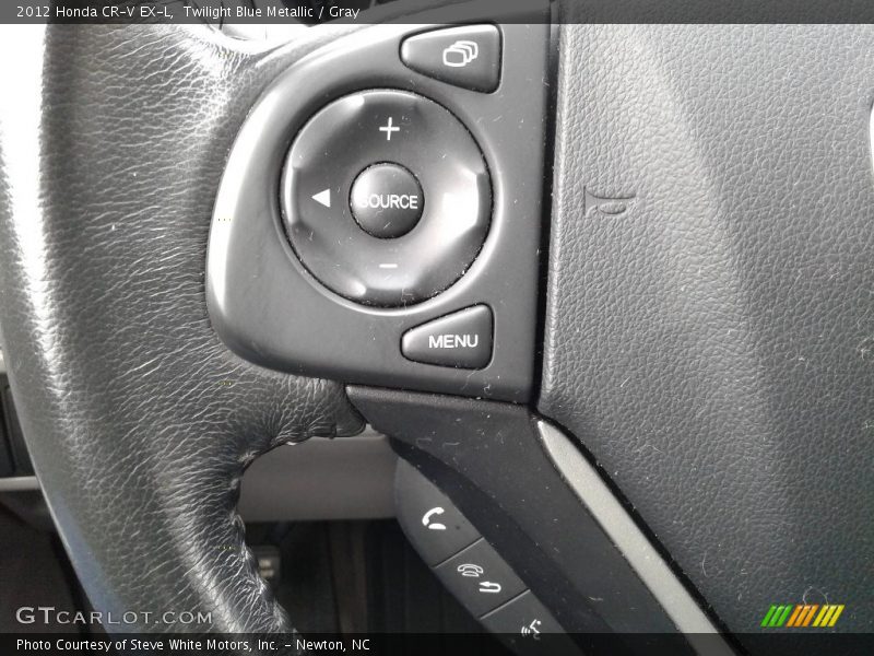 Twilight Blue Metallic / Gray 2012 Honda CR-V EX-L
