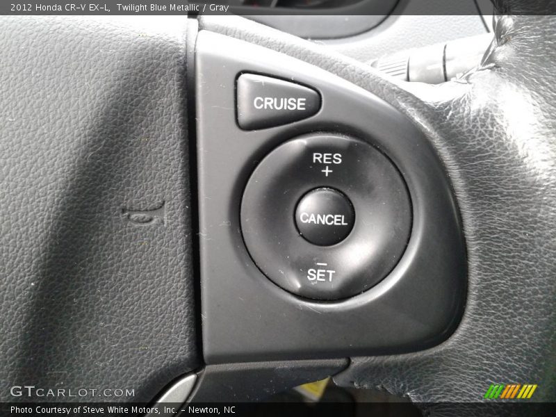 Twilight Blue Metallic / Gray 2012 Honda CR-V EX-L