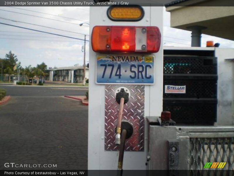 Arctic White / Gray 2004 Dodge Sprinter Van 3500 Chassis Utility Truck