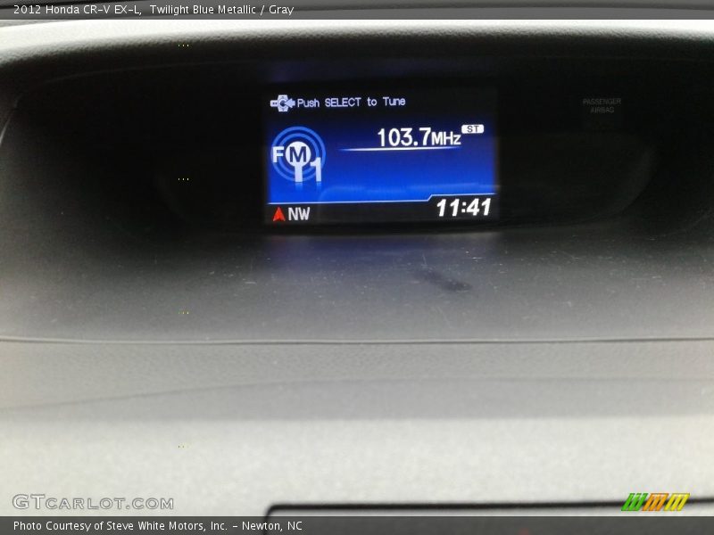 Twilight Blue Metallic / Gray 2012 Honda CR-V EX-L