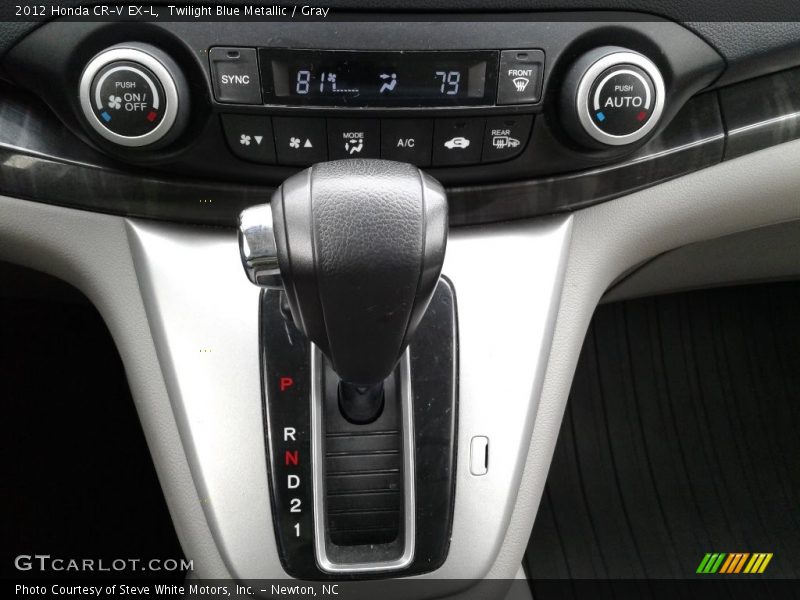 Twilight Blue Metallic / Gray 2012 Honda CR-V EX-L