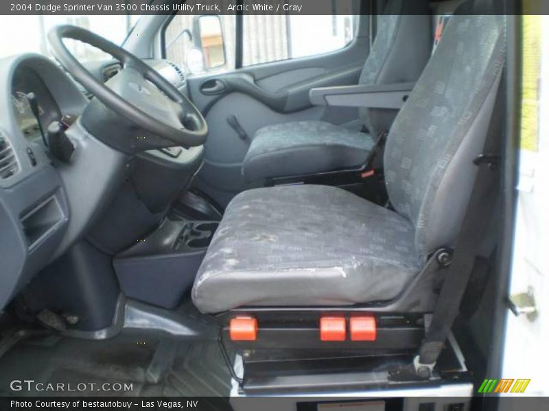 Arctic White / Gray 2004 Dodge Sprinter Van 3500 Chassis Utility Truck