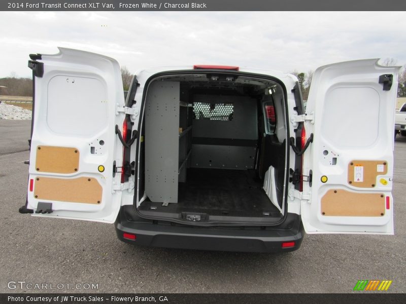 Frozen White / Charcoal Black 2014 Ford Transit Connect XLT Van