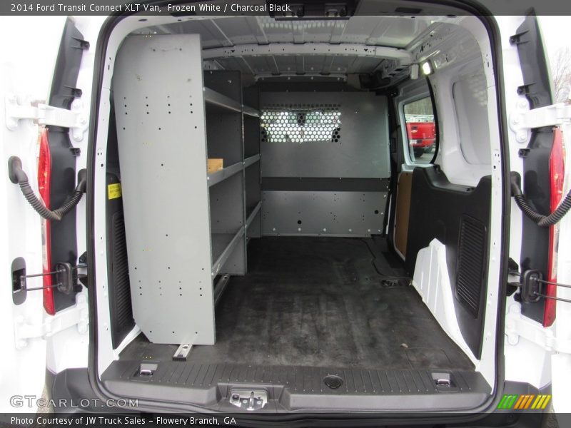 Frozen White / Charcoal Black 2014 Ford Transit Connect XLT Van
