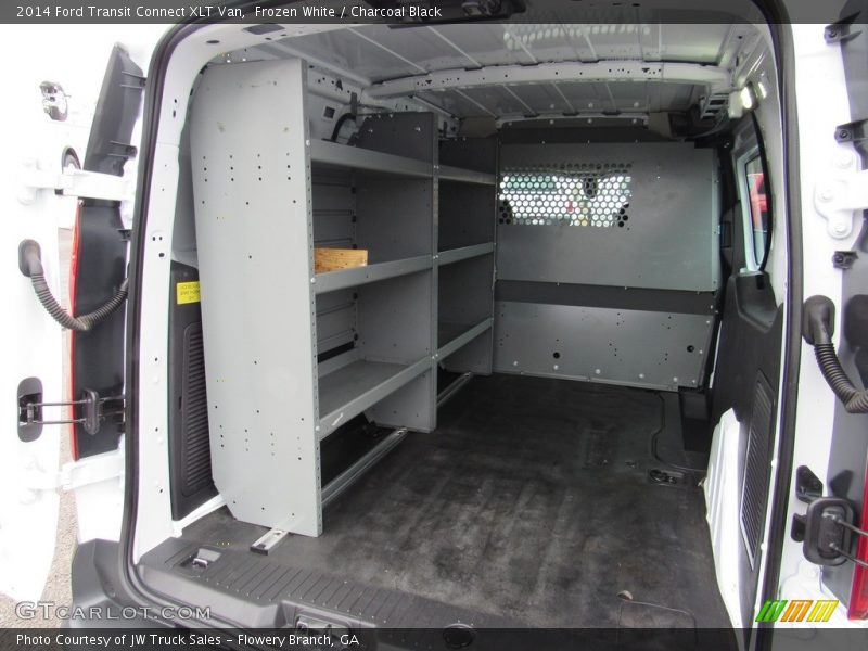 Frozen White / Charcoal Black 2014 Ford Transit Connect XLT Van
