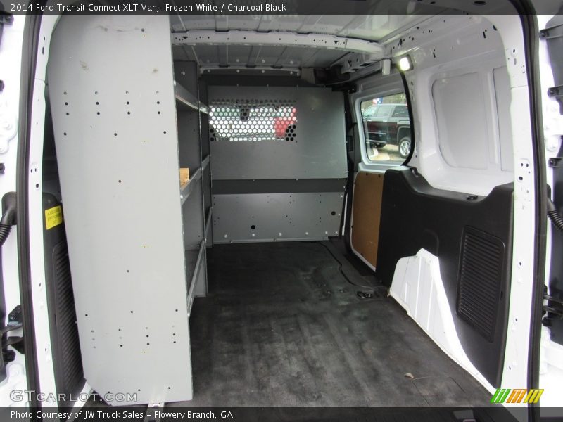 Frozen White / Charcoal Black 2014 Ford Transit Connect XLT Van