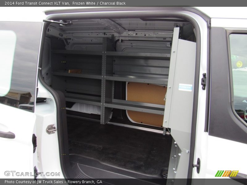 Frozen White / Charcoal Black 2014 Ford Transit Connect XLT Van