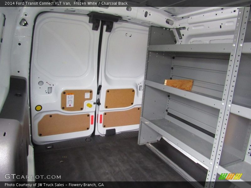 Frozen White / Charcoal Black 2014 Ford Transit Connect XLT Van