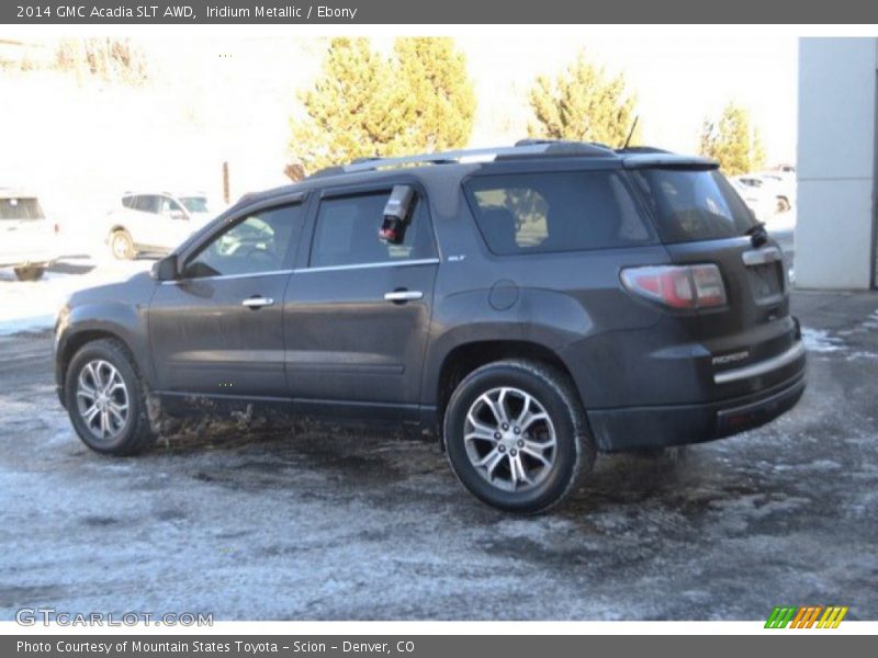 Iridium Metallic / Ebony 2014 GMC Acadia SLT AWD