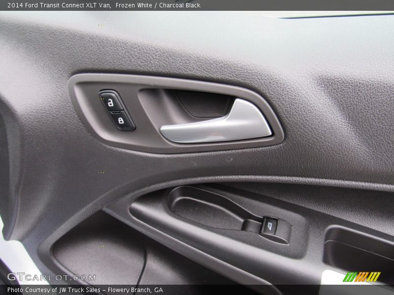 Frozen White / Charcoal Black 2014 Ford Transit Connect XLT Van