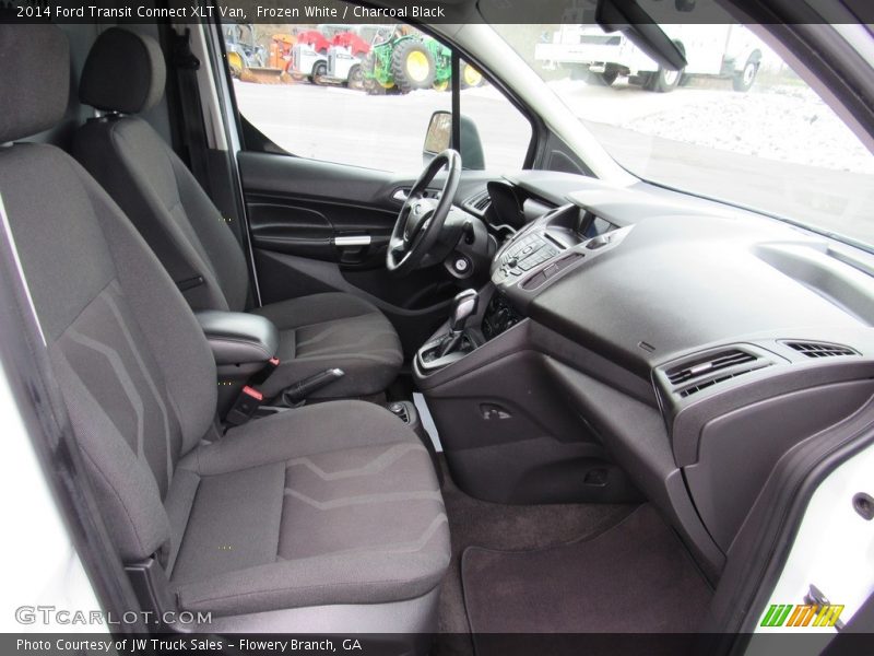 Frozen White / Charcoal Black 2014 Ford Transit Connect XLT Van