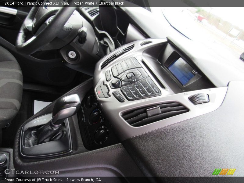 Frozen White / Charcoal Black 2014 Ford Transit Connect XLT Van