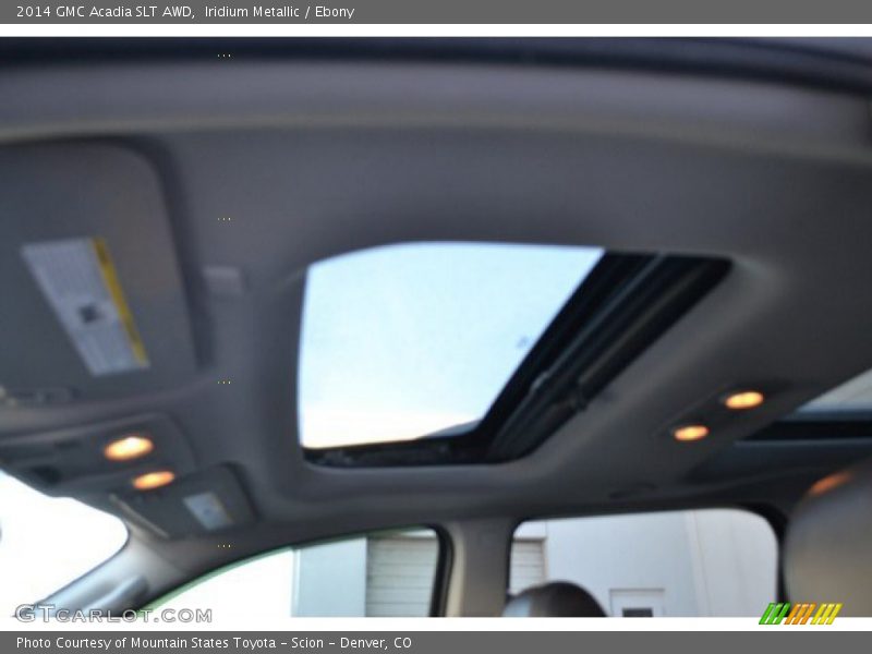 Iridium Metallic / Ebony 2014 GMC Acadia SLT AWD