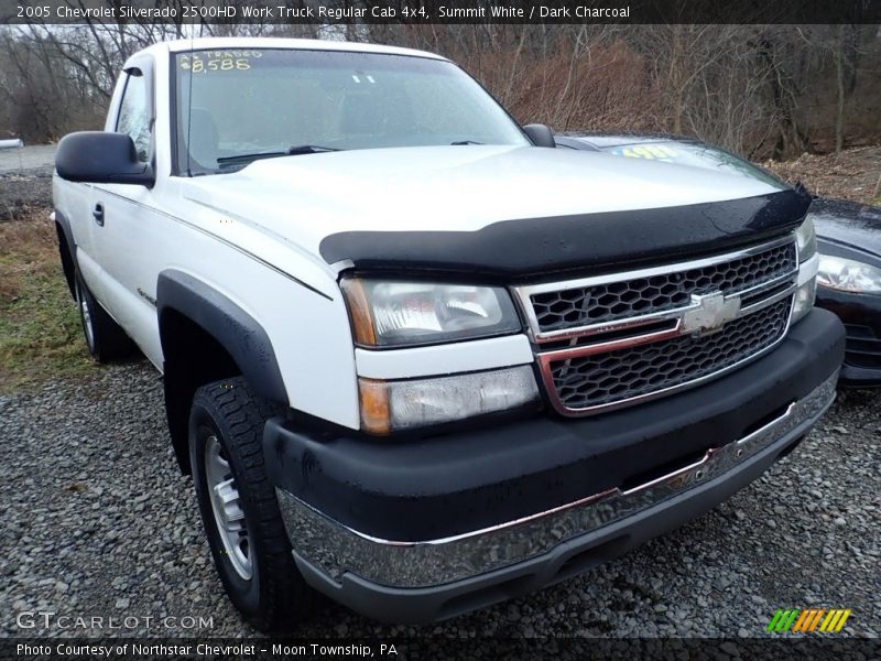 Summit White / Dark Charcoal 2005 Chevrolet Silverado 2500HD Work Truck Regular Cab 4x4