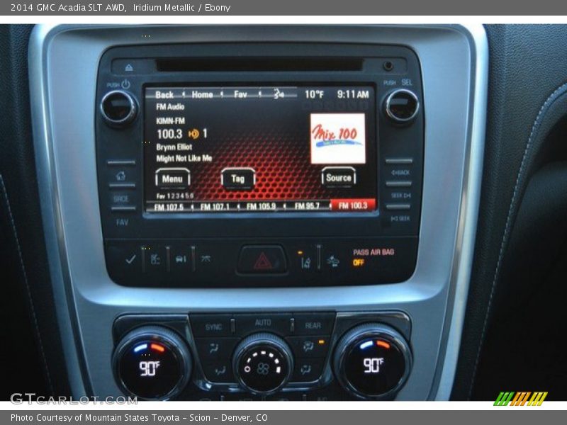 Iridium Metallic / Ebony 2014 GMC Acadia SLT AWD