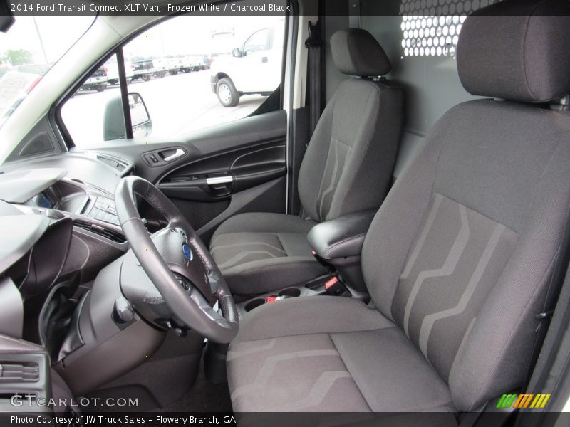 Frozen White / Charcoal Black 2014 Ford Transit Connect XLT Van