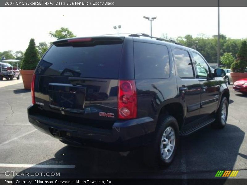 Deep Blue Metallic / Ebony Black 2007 GMC Yukon SLT 4x4