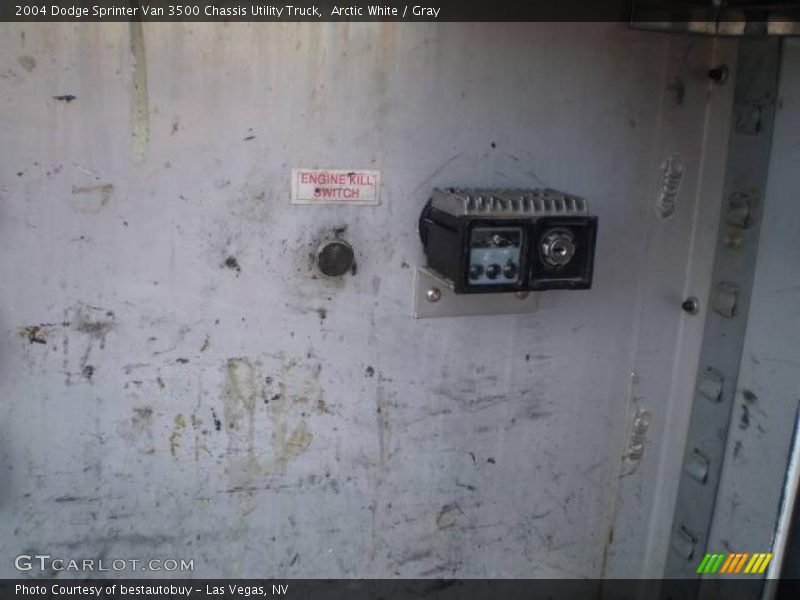 Arctic White / Gray 2004 Dodge Sprinter Van 3500 Chassis Utility Truck